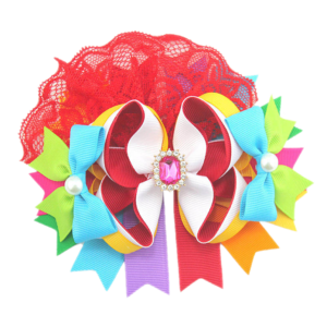 Rainbow Lace Boutique Bow
