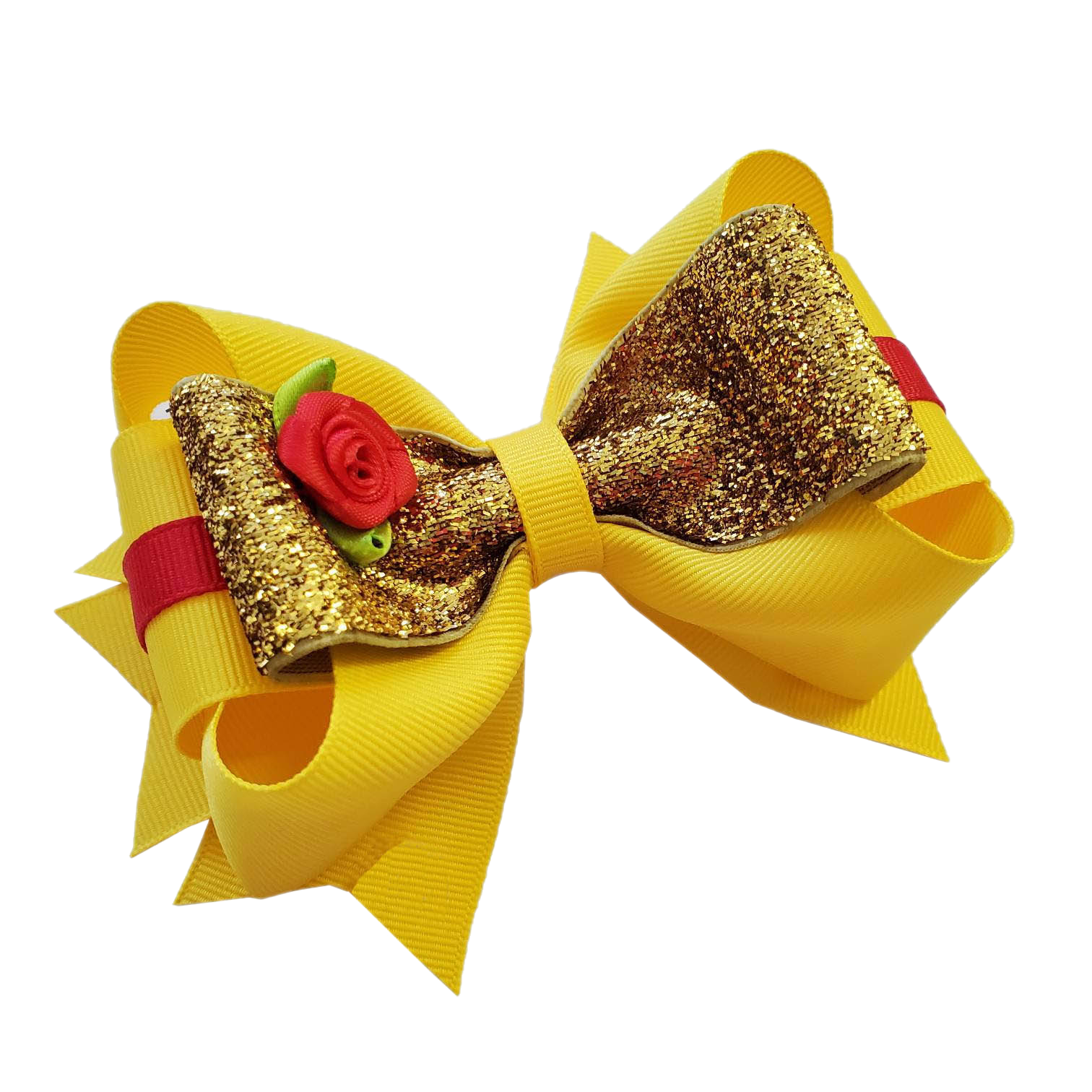 Enchanted Rose Gold & Yellow Hair Clip