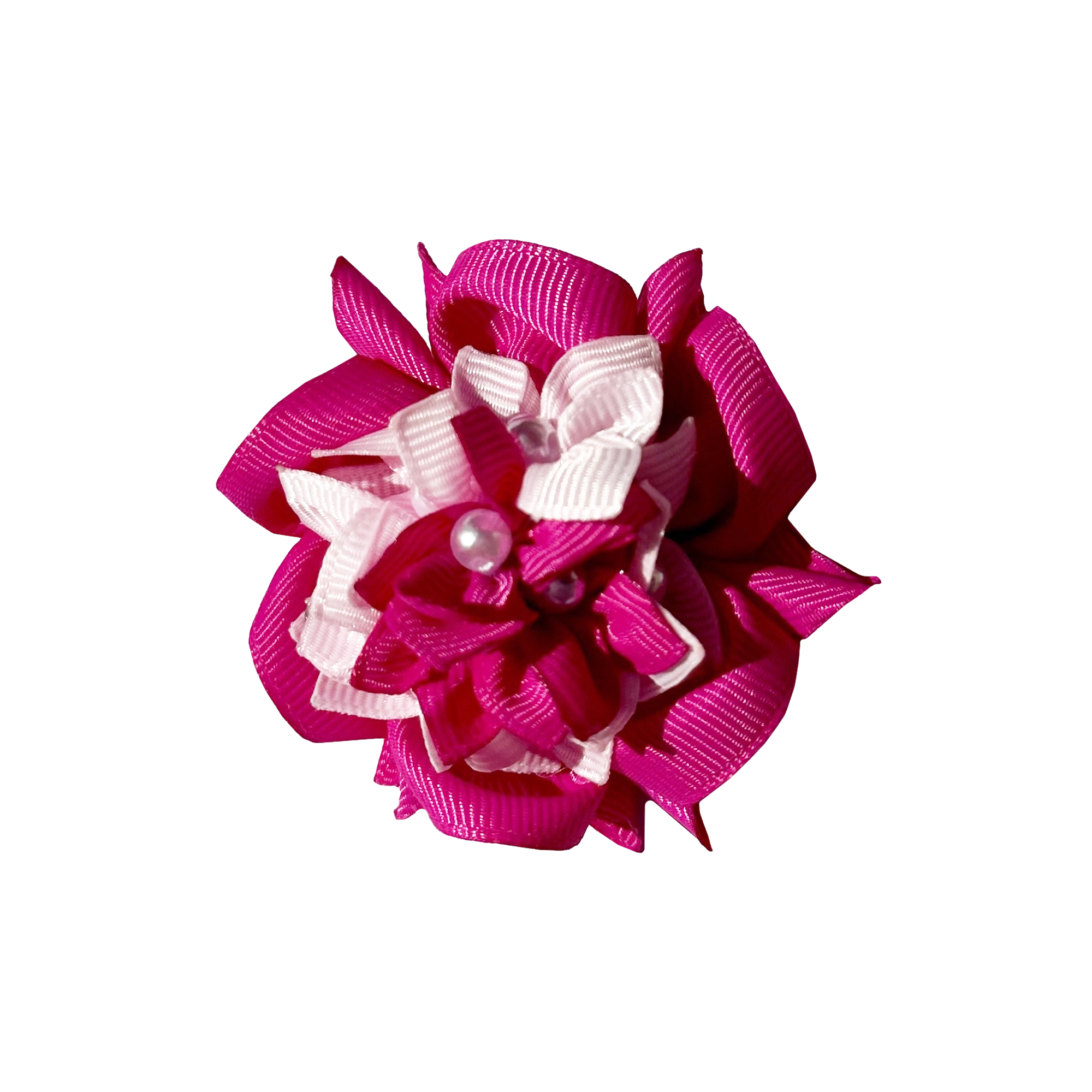 Magenta Fusion Blossom Bow