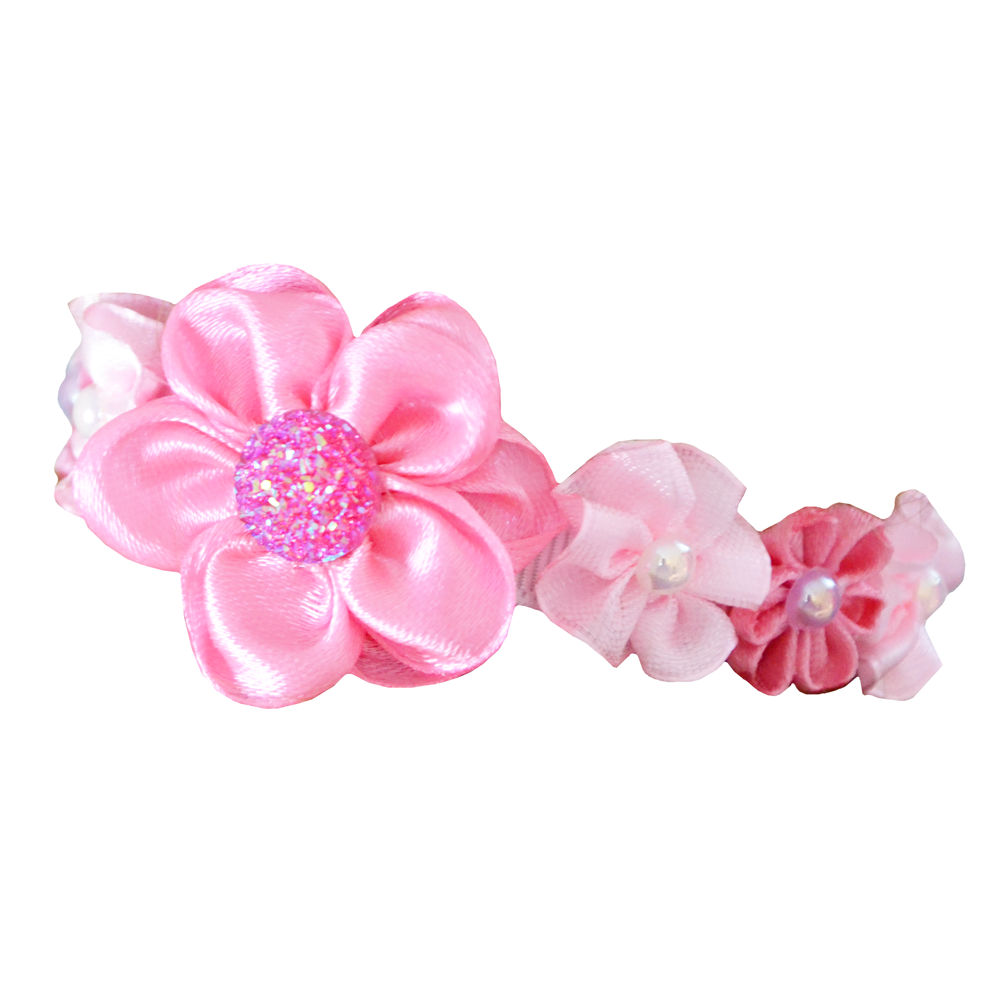 Pink Sorbet Bun Headband - Image 3