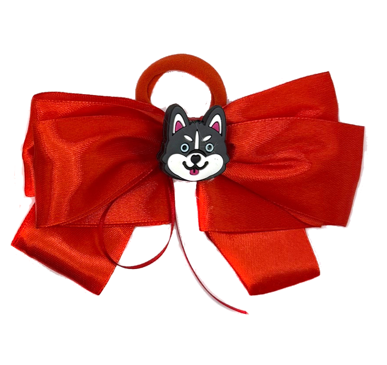 Scarlet Husky Satin Bow
