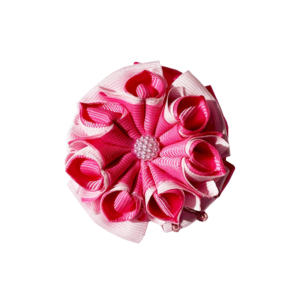 Pink Petal Medallion Bow