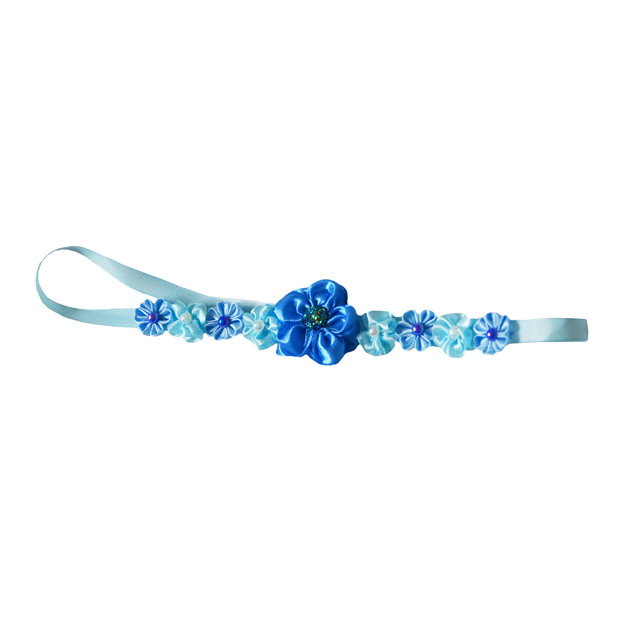 Azure Breeze Bun Headband