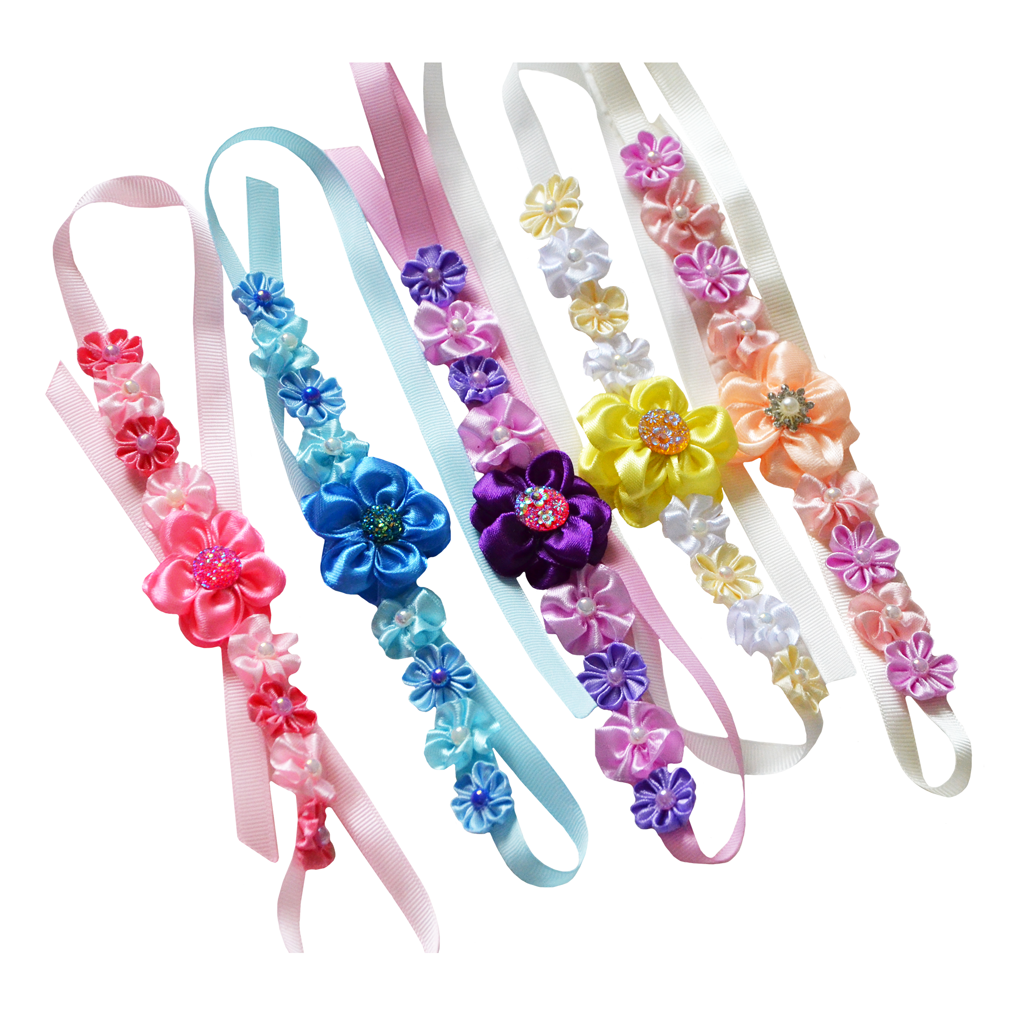 Golden Daisy Bun Crown Headband - Image 3