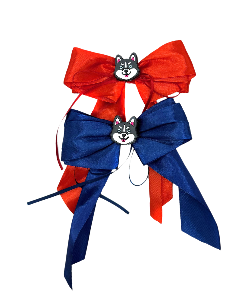 Husky Sailor Bow Hair Clips