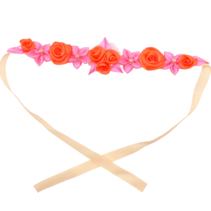 Sunset Blossom Bun Headband