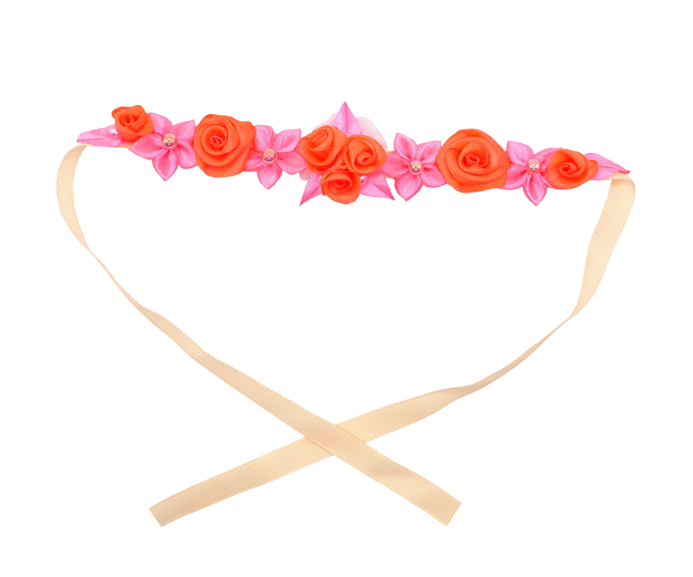 Sunset Blossom Bun Headband