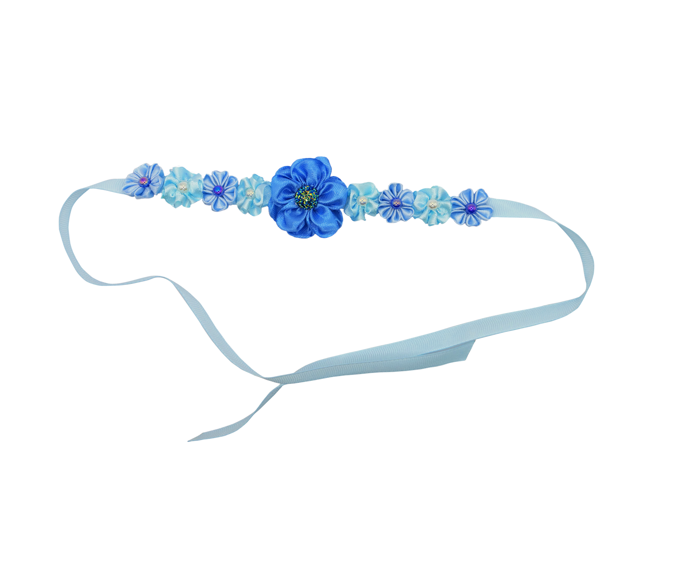 Azure Breeze Bun Headband - Image 2
