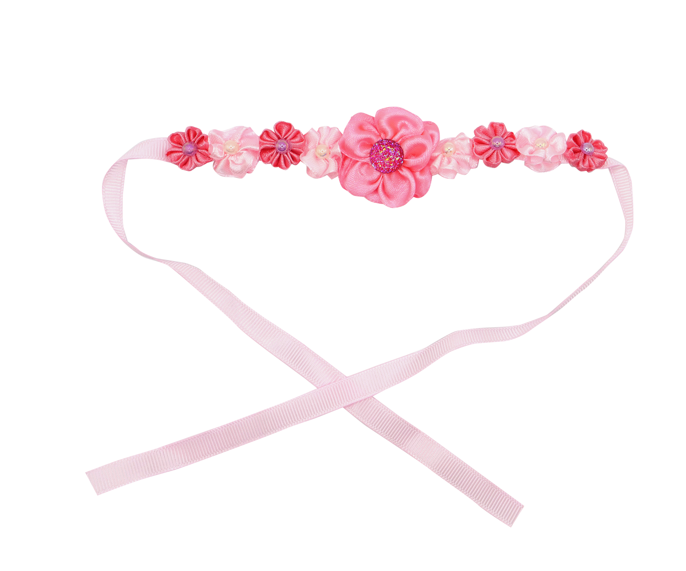 Pink Sorbet Bun Headband - Image 2